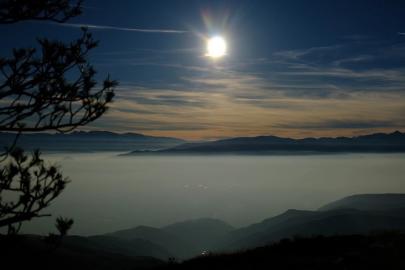 Erzincan Ovası "Pamuk Denizine" döndü: Keşiş Dağları’ndan eşsiz sis manzarası