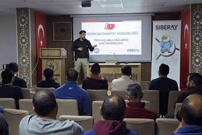 Erzincan’da KYK öğrencilerine siber farkındalık semineri