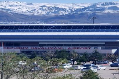 Erzurum Havalimanı’nda Ekim ayında 103 bin 605 yolcuya hizmet verildi