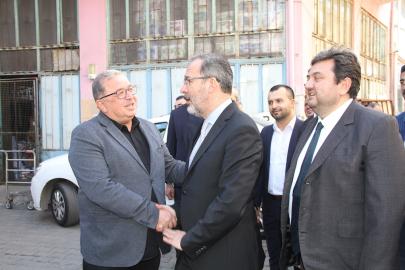 Eski Bakan Kasapoğlu, Kula Esnaf ve Sanatkârlar Odası’nı ziyaret etti