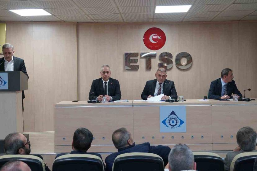 ETSO’da Meclis yoğun gündemle toplandı