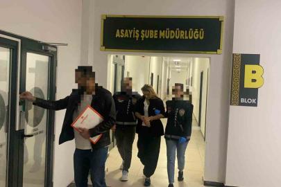 Evden ziynet eşyası ve saç şekillendirici çalan kadın yakalandı