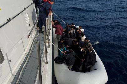 Faciadan dönüldü: 40’ı çocuk 64 düzensiz göçmen kurtarıldı