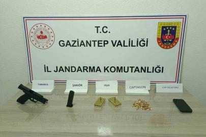 Gaziantep’te 200 adet captagon hap ele geçirildi: 1 şahıs tutuklandı