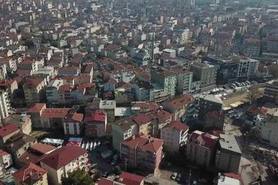 Gebzelilerin diken üstünde olduğu riskli bölge havadan görüntülendi