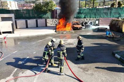 Geleceğin itfaiyecileri OBİTEM’de eğitim aldı
