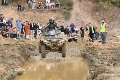 Gölcük’te ATV tutkunları zorlu parkurda mücadele etti