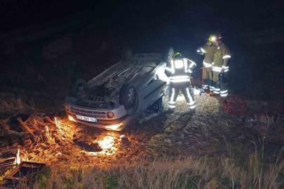Gönen-Bandırma karayolunda trafik kazası: 1 yaralı