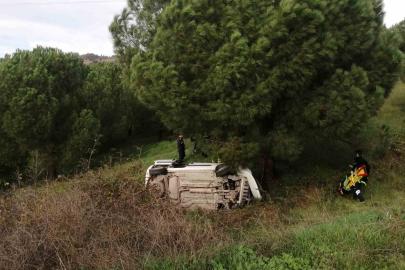 Gönen-Biga yolunda trafik kazası: 3 yaralı