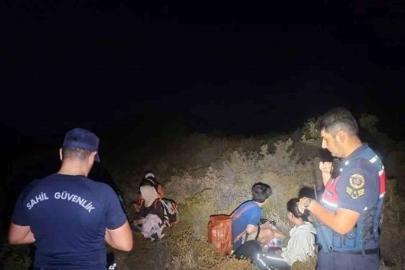 Günlüklü koyunda 3’ü çocuk 4 düzensiz göçmen yakalandı