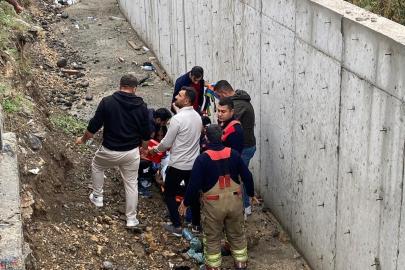 Hafif ticari aracın çarptığı genç kadın, kanala düşerek hayatını kaybetti