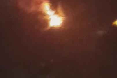 Hatay’da yıldırımın düştüğü ağaçlık alanda yangın çıktı