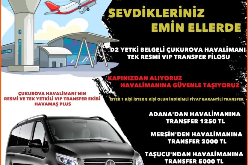 Havalimanına VİP transfer HAVAMAŞ’ta