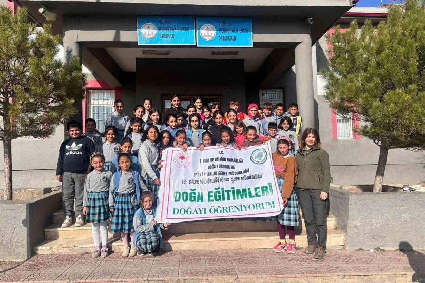 Iğdır’da öğrencilere bioçeşitlilik ve biyokaçakçılık eğitimi