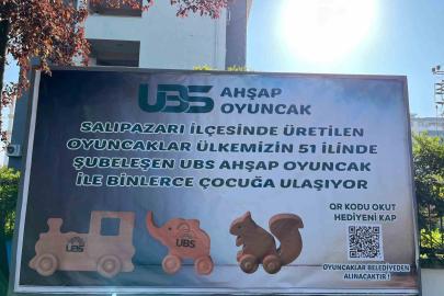 İlçede çocuklara ücretsiz QR kodla oyuncak sürprizi