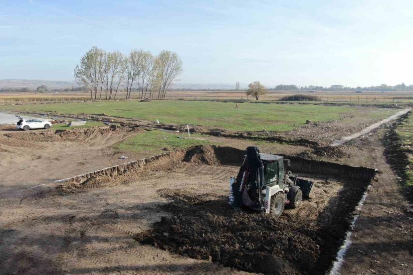 İnönü Spor Kompleksi çalışmaları tüm hızıyla sürüyor