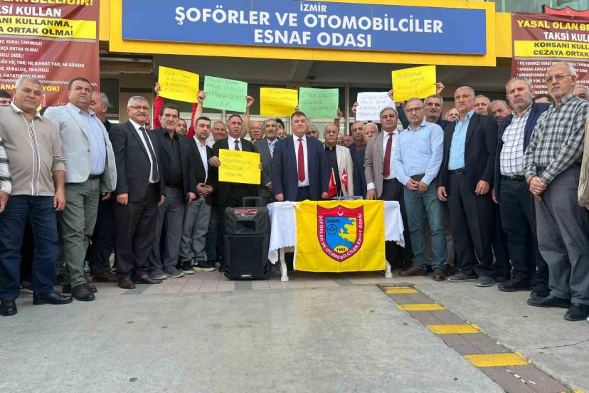 İzmir Şoförler ve Otomobilciler Esnaf Odası, korsan taşımacılığa karşı ses yükseltti