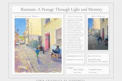 İzmir’in sokakları ‘tabloya’ dönüştü