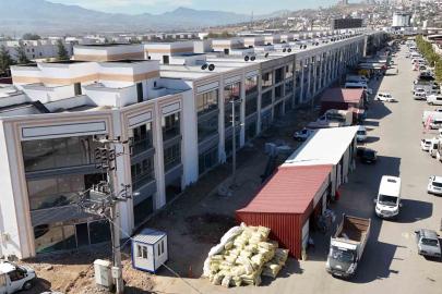 Kahramanmaraş ticaretinin kalbi yeniden atacak:Toptancılar Sitesi’nde yeni bloklar hızla yükseliyor