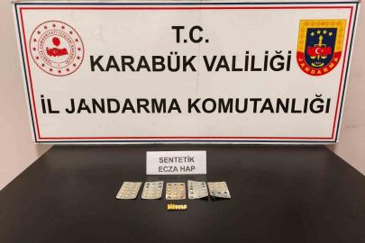 Karabük’te 47 adet uyuşturucu hap ele geçirildi