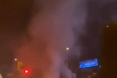 Karabük’te seyir halindeki otomobil alev aldı