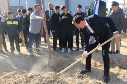 Karatay’da 10 bin 400 metrekarelik alanda fidan dikildi