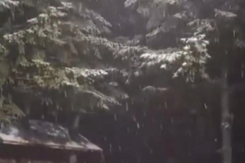 Kartepe’ye mevsimin ilk karı düştü