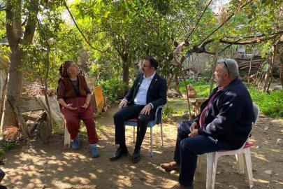 Kaymakam Ateş, vatandaşların evlerine misafir oldu