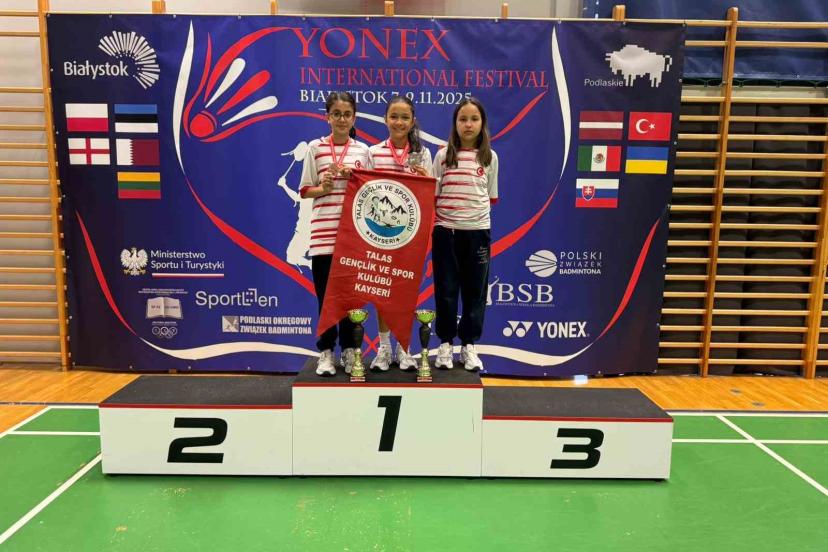 Kayserili sporculardan Polonya’da büyük başarı