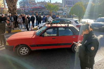 Kaza yapıp şoka giren yaşlı adam hastaneye kaldırıldı