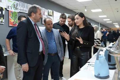 KBÜ’de endüstriyel tasarım sergisi ilgi gördü