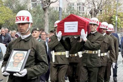 Kıbrıs Gazisi son yolculuğuna uğurlandı