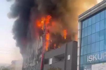 Kocaeli’de iş yerinde yangın, çok sayıda ekip sevk edildi