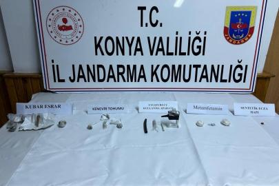Konya’da jandarmadan uyuşturucu operasyonu: 1 tutuklama