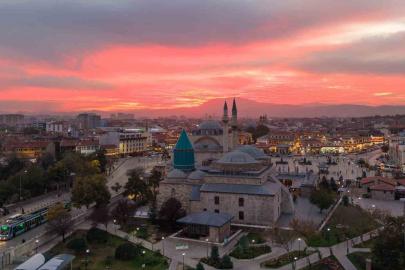 Konya’da kartpostallık gün batımı manzaraları