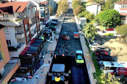 Körfez’de hafta sonu asfalt mesaisi