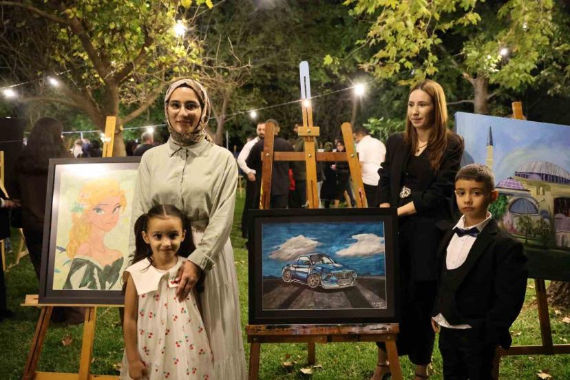 Küçük yeteneklerin, büyük eserleri sergilendi