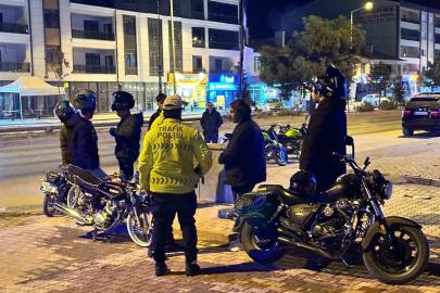 Kulu’da motosiklet denetimleri sıklaştırıldı