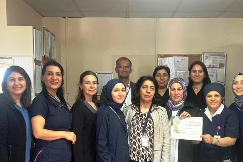 Kütahya Evliya Çelebi Eğitim ve Araştırma Hastanesi’nin ’İnme Ünitesi’ne teşekkür belgesi