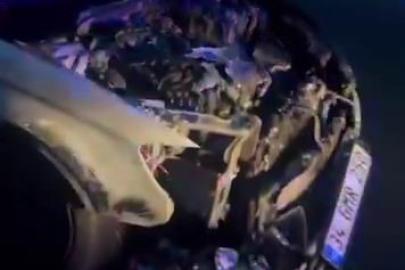 Lüks araç alevlere teslim oldu