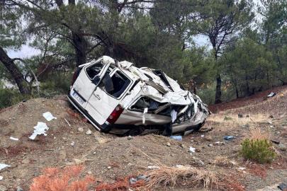 Malatya’da minibüs şarampole devrildi: 1 yaralı