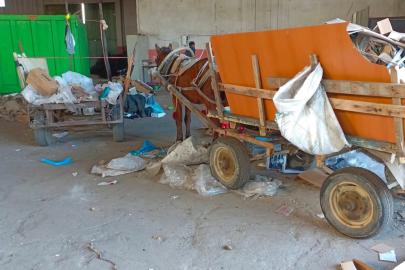 Manisa’da at arabası operasyonu: İki at arabası trafikten men edildi