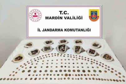 Mardin’de "Anadolu Mirası" operasyonunda 4 bin 897 sikke ele geçirildi