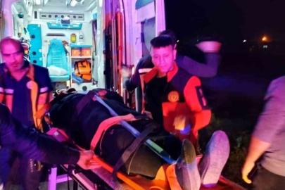 Mardin’de devrilen otomobildeki 3 kişi yaralandı