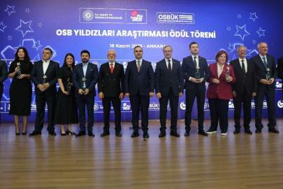 Mekap, OSB Yıldızları ödülüne layık görüldü