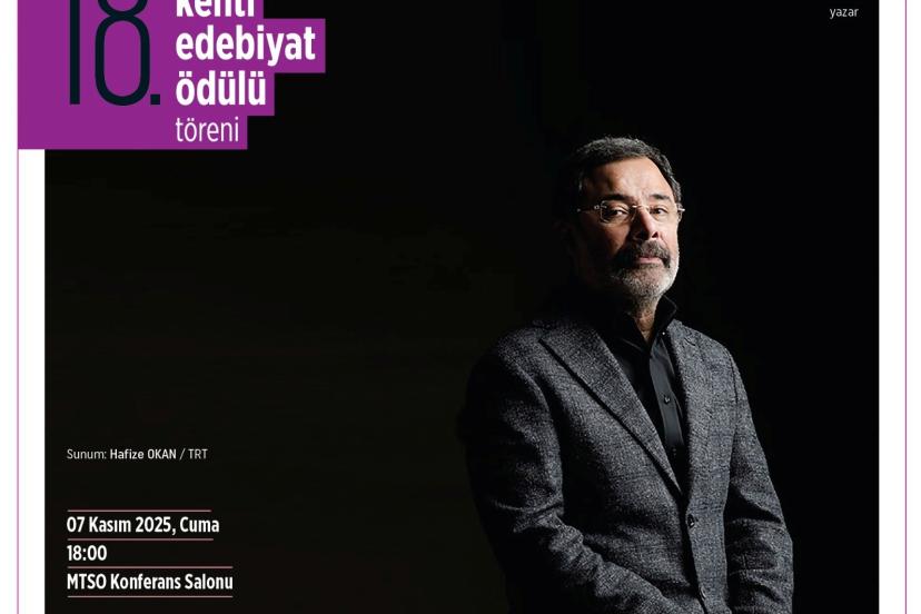 Mersin Kenti Edebiyat Ödülü Ahmet Ümit’in