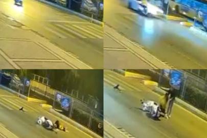 Mersin’de motosiklet kazasında köpeğin sadakati duygulandırdı