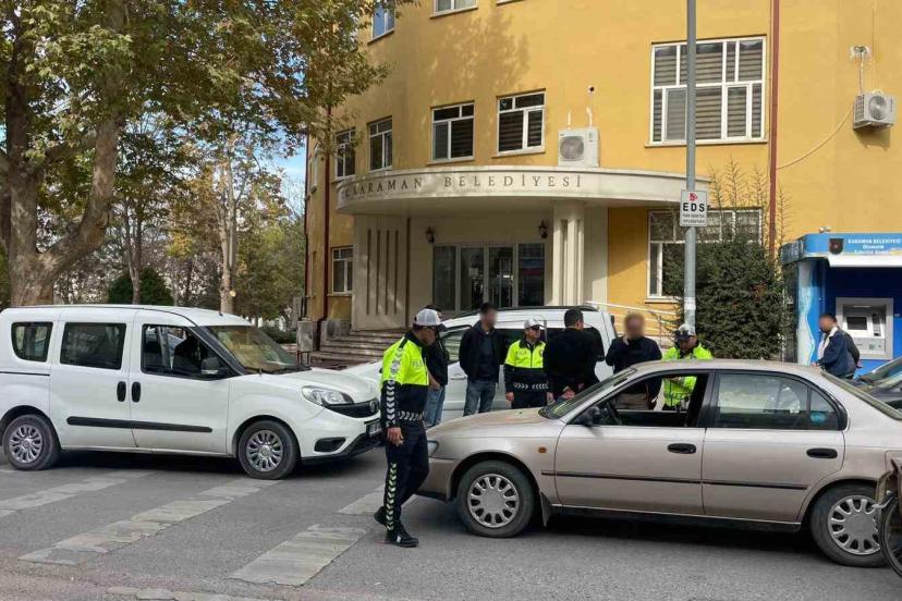 Mersin’den çaldığı otomobille Karaman’da gezerken yakalandı