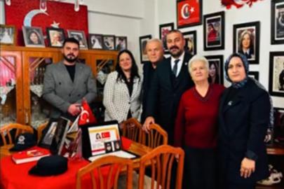 MHP Edirne teşkilatı, şehit ailelerinin evine misafir oldu