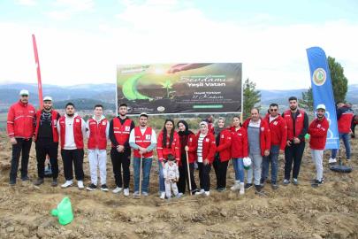 Milli Ağaçlandırma Günü’nde Uşak’ta fidanlar toprakla buluştu